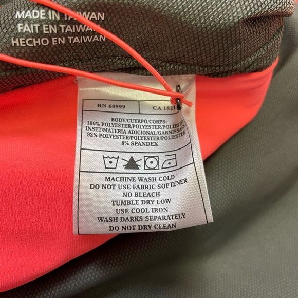 ANTIGUA Dark Grey/Florescent Pink Golf Skort. Sz 10 - Picture 5 of 7